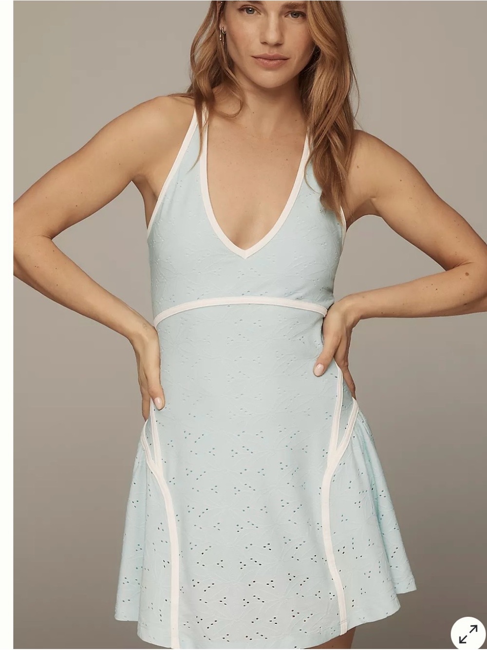 NWT Daily Practice Eyelet Tennis Dress